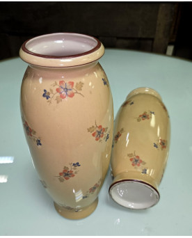 Le village de 58 brocanteurs - Paire de vases en ceramique d'aprés Jérome Massier