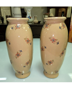 Le village de 58 brocanteurs - Paire de vases en ceramique d'aprés Jérome Massier