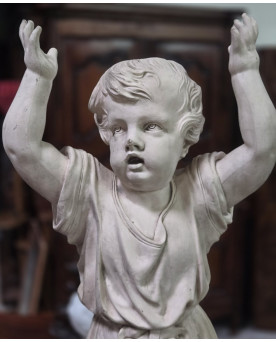Le village de 58 brocanteurs - Buffet époque Empire en noyer