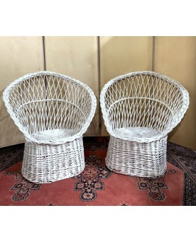 Le village de 58 brocanteurs -  Vitrine Venitienne en bois peint