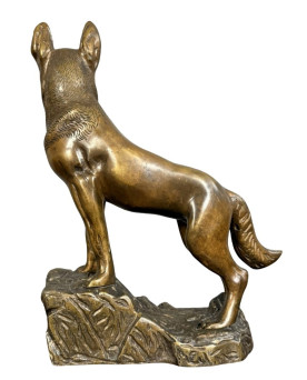 Le village de 58 brocanteurs - D'après Louis Albert CARVIN (1875-1951) :Sculpture en bronze époque Napoléon III