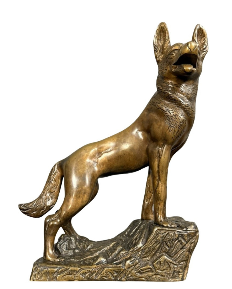 Le village de 58 brocanteurs - D'après Louis Albert CARVIN (1875-1951) :Sculpture en bronze époque Napoléon III