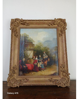 Le village de 58 brocanteurs - Buffet époque Empire en noyer