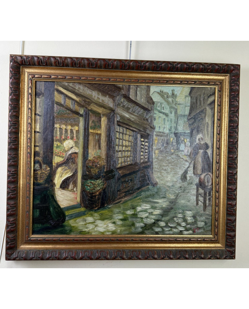 Le village de 58 brocanteurs - Buffet époque Empire en noyer