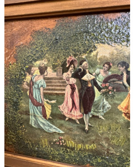Le village de 58 brocanteurs - Buffet époque Empire en noyer
