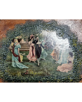 Le village de 58 brocanteurs - Buffet époque Empire en noyer