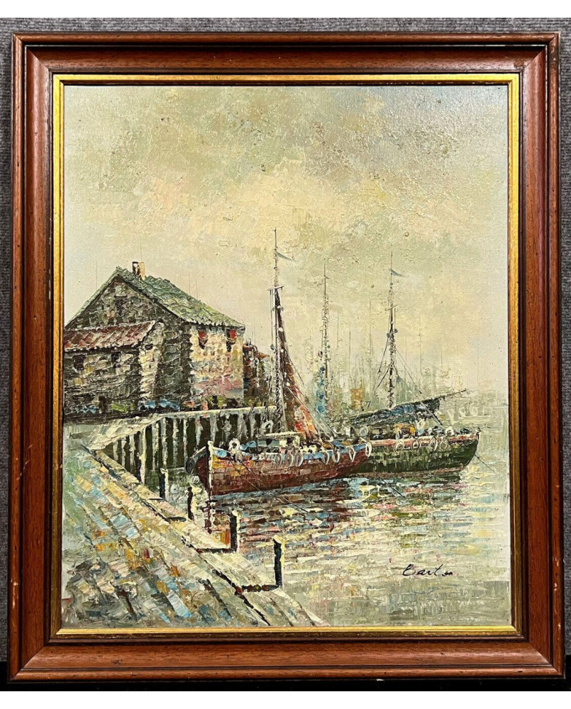 Le village de 58 brocanteurs - Buffet époque Empire en noyer