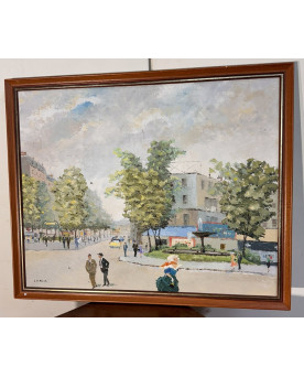 Le village de 58 brocanteurs - Buffet époque Empire en noyer