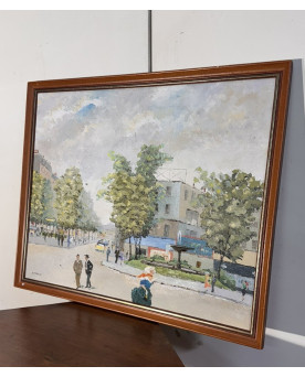 Le village de 58 brocanteurs - Buffet époque Empire en noyer