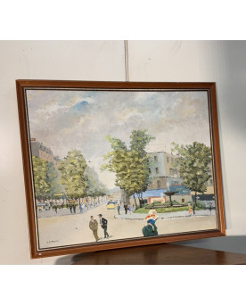 Le village de 58 brocanteurs - Buffet époque Empire en noyer