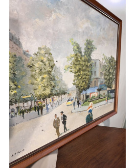 Le village de 58 brocanteurs - Buffet époque Empire en noyer