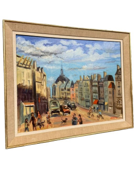 Le village de 58 brocanteurs - Buffet époque Empire en noyer