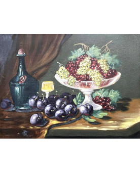 Le village de 58 brocanteurs - Buffet époque Empire en noyer