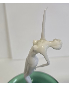 Village des brocanteurs 58 - Vitrine Anglaise époque Art Déco en acajou