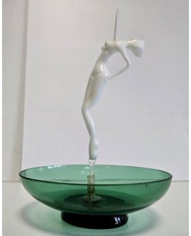 Village des brocanteurs 58 - Murano : baguier ou vide poche époque Art nouveau
