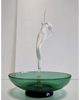 Village des brocanteurs 58 - Murano : baguier ou vide poche époque Art nouveau
