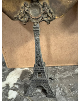 Le village de 58 brocanteurs - Paire de miroirs en laiton époque Art Déco pérchés sur la tour Eiffel