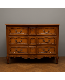 Le village de 58 brocanteurs -  Vitrine Venitienne en bois peint