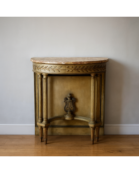 Le village de 58 brocanteurs -Console de boiserie de style Louis XVI époque XIXeme
