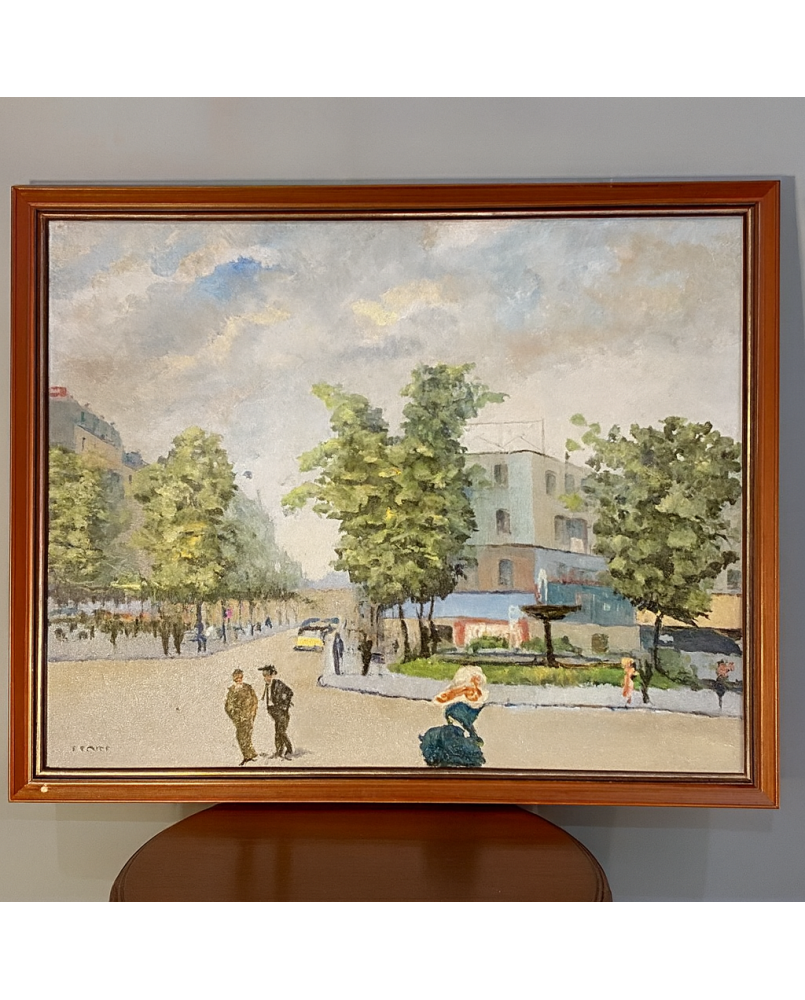 Le village de 58 brocanteurs - Buffet époque Empire en noyer