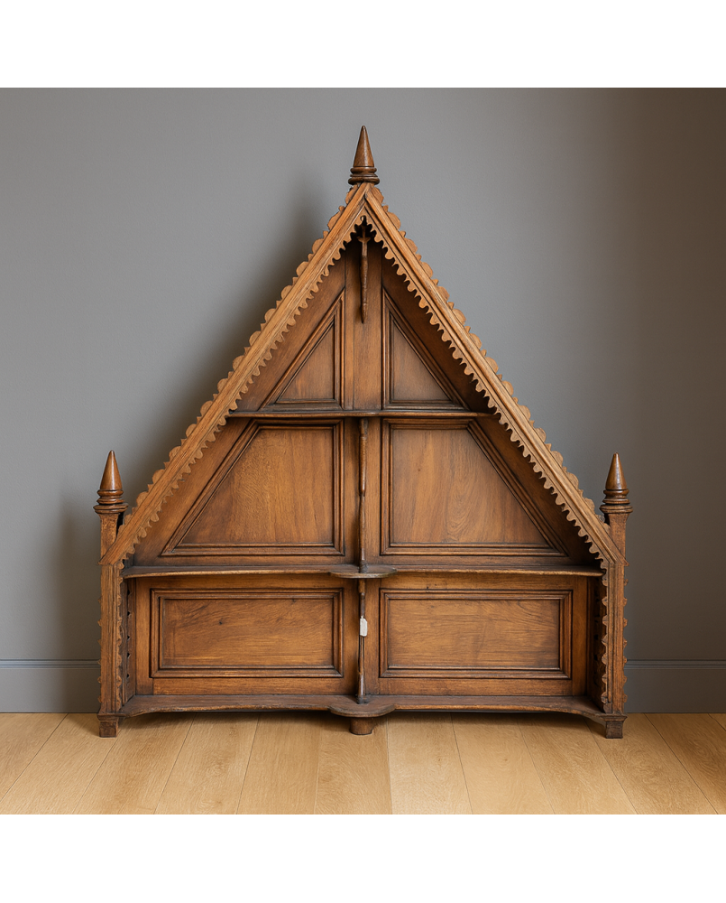 Le village de 58 brocanteurs - Chapelle d'Autel style Gotique en chene