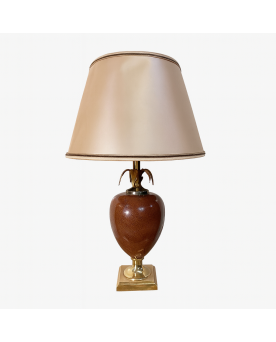 Le village de 58 brocanteurs - Lampe Ananas Maison le Dauphin vers 1980'
