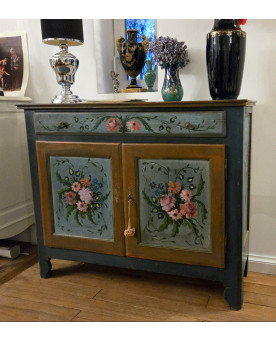 Le village de 58 brocanteurs - D'après Riesener : Secrétaire de style louis XVI en marqueterie