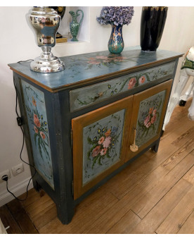 Le village de 58 brocanteurs - D'après Riesener : Secrétaire de style louis XVI en marqueterie