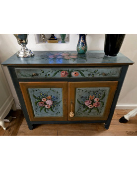 Le village de 58 brocanteurs - D'après Riesener : Secrétaire de style louis XVI en marqueterie