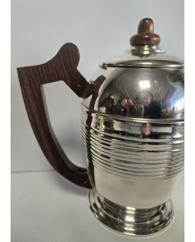 Le village de 58 brocanteurs - Service a thé ou a café époque Art Déco en métal argenté