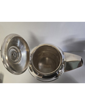 Le village de 58 brocanteurs - Service a thé ou a café époque Art Déco en métal argenté