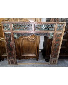 Le village de 58 brocanteurs - Buffet époque Empire en noyer