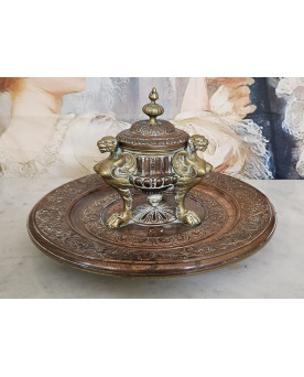 Le village de 58 brocanteurs -  Secrétaire époque Empire en noyer