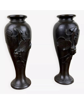 Le village de 58 brocanteurs -  Secrétaire époque Empire en noyer