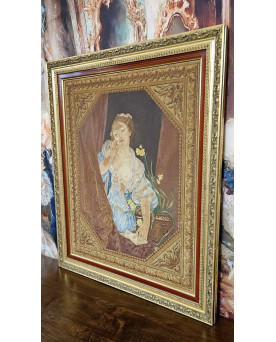 Le village de 58 brocanteurs -  Secrétaire époque Empire en noyer