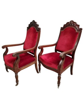 Le village de 58 brocanteurs - salon époque Restauration en acajou