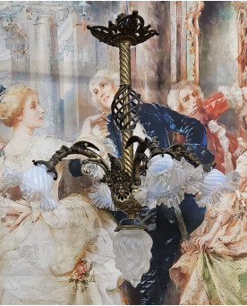 Le village de 58 brocanteurs - Buffet époque Empire en noyer