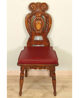 Le village de 58 brocanteurs -  Vitrine Venitienne en bois peint