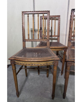 Le village de 58 brocanteurs -  Vitrine Venitienne en bois peint