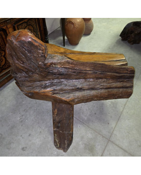 Le village de 58 brocanteurs - Asie XX eme : banc en bois d'olivier et bois flotté