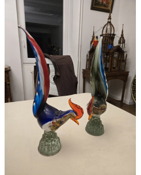 Le village de 58 brocanteurs - Importante étagère ou Bibus en bois laqué