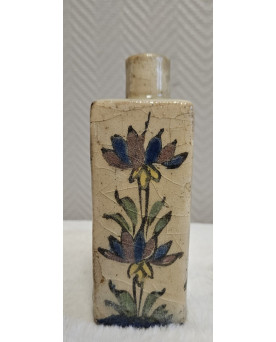 Le village de 58 brocanteurs - Art Islamique : ancien flacon Persan en céramique / Iznik / XIXeme