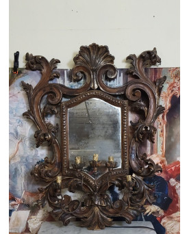 Le village de 58 brocanteurs - Buffet époque Empire en noyer