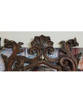 Le village de 58 brocanteurs - Grand miroir applique Venitien style Louis XV a 5 bras de lumiére