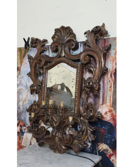Le village de 58 brocanteurs - Buffet époque Empire en noyer