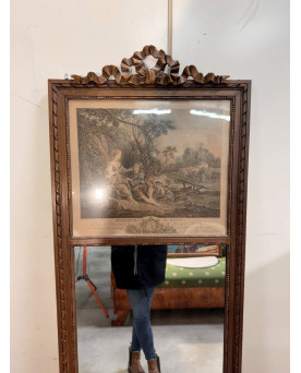 Le village de 58 brocanteurs - Buffet époque Empire en noyer
