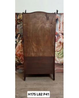 Le village de 58 brocanteurs - D'après Riesener : Secrétaire de style louis XVI en marqueterie