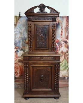 Le village de 58 brocanteurs -  Secrétaire époque Empire en noyer