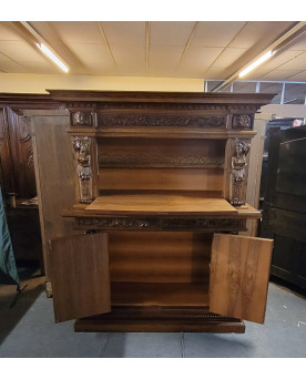 Le village de 58 brocanteurs -  Secrétaire époque Empire en noyer