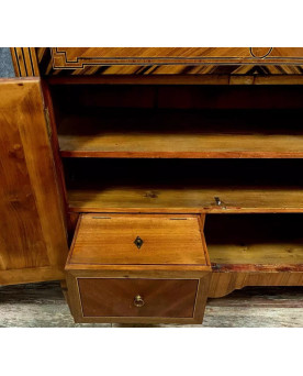 Le village de 58 brocanteurs -  Secrétaire époque Empire en noyer